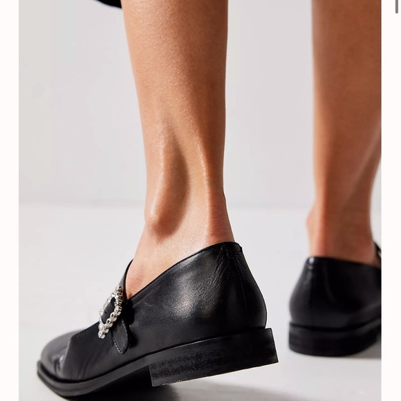 Free People Rumor Diamante Mary Janes Size 7.5 - Picture 4 of 16